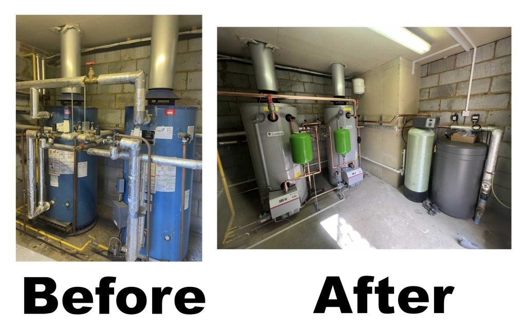 Gas-fired-water-heater-replacement-Windsor-Surrey